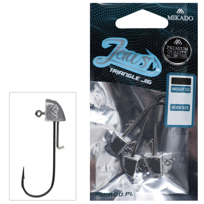 GŁÓWKA JIGOWA MIKADO JAWS TRÓJKĄTNA 2g 2 - 3szt.