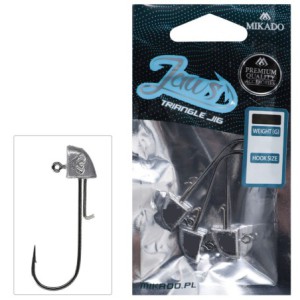 GŁÓWKA JIGOWA MIKADO JAWS TRÓJKĄTNA 4g 2/0 - 3szt.