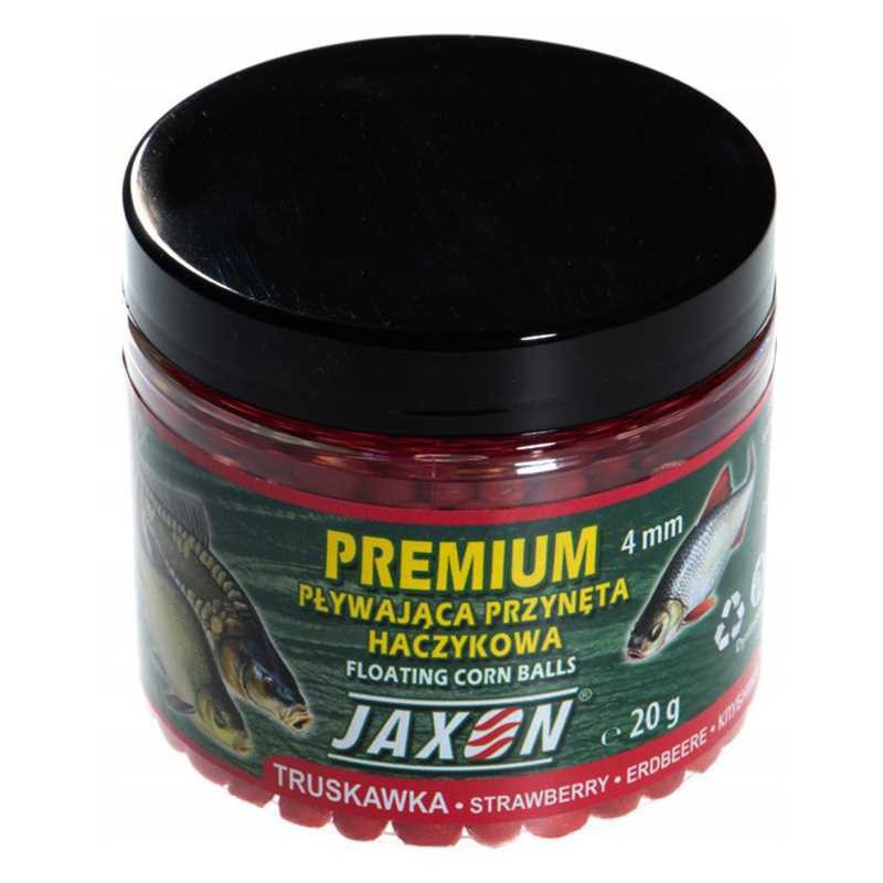 Pływająca kukurydza JAXON 4mm TRUSKAWKA 20g FJ-PF103