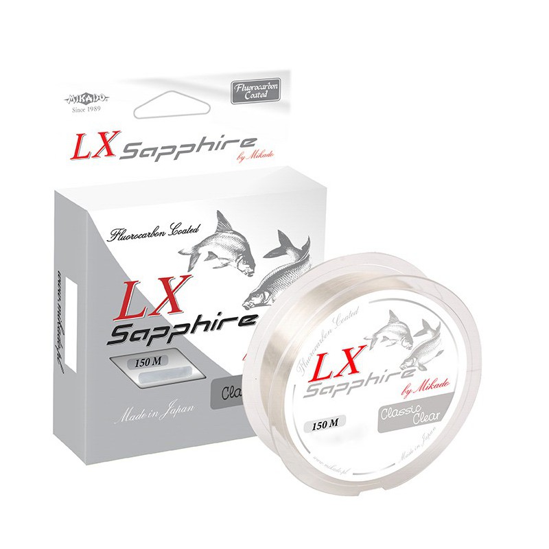 ŻYŁKA PRZYPONOWA MIKADO LX SAPPHIRE CLASSIC CLEAR - 0.10mm/1.70kg/50m
