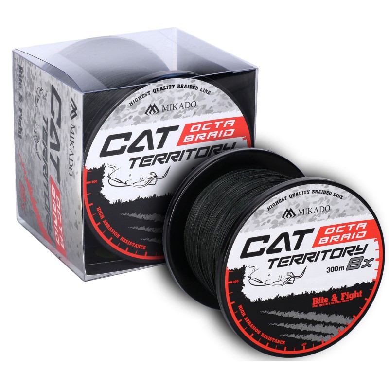 PLECIONKA MIKADO CAT TERRITORY OCTA BRAID 0.70mm/76.4kg/300m – ZIELONA