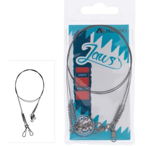 2x PRZYPON TYTANOWY MIKADO JAWS LIGHT 25cm/10kg