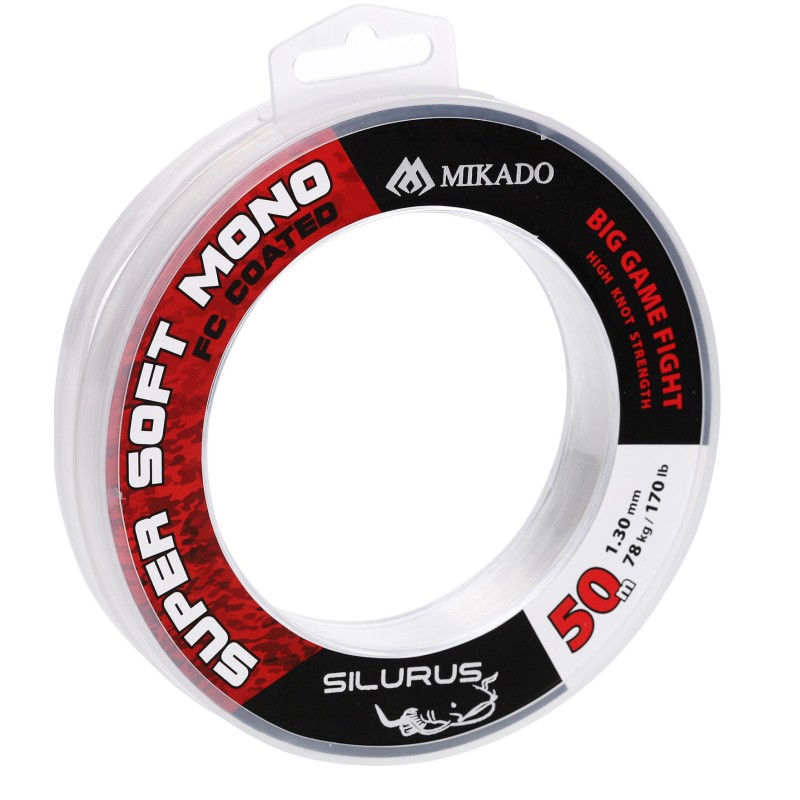 MATERIAŁ PRZYPONOWY MIKADO SUPER SOFT MONO FC COATED 1.30mm/50m/78kg