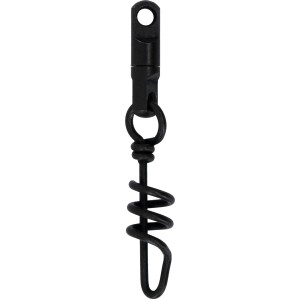 KRĘTLIK MIKADO Z AGRAFKĄ ŚRUBOWĄ - rozm. 6mm - CZARNY MATT – 5szt.