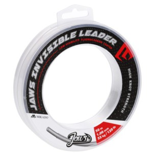 MATERIAŁ PRZYPONOWY MIKADO JAWS INVISIBLE LEADER 1.00mm 50m 55kg