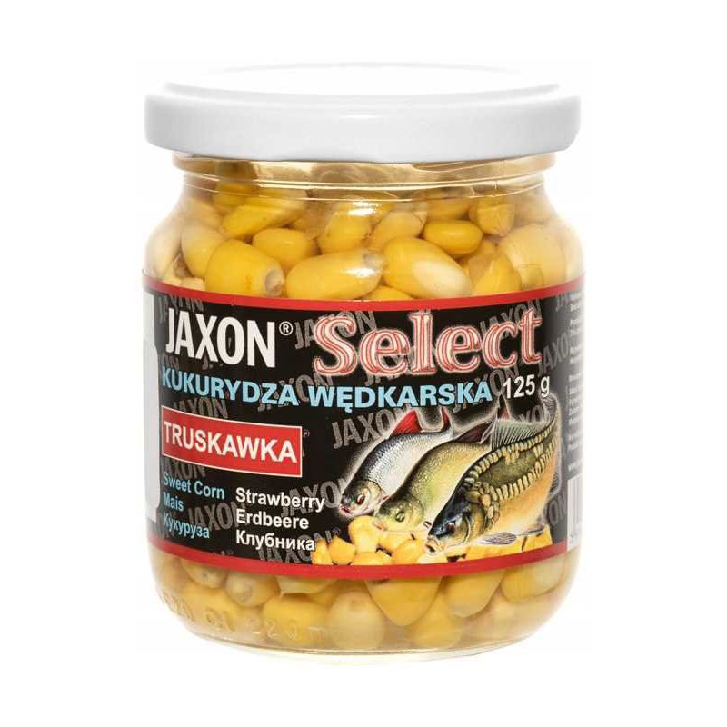 Kukurydza Wędkarska Jaxon Select TRUSKAWKA 220ml FJ-SK03
