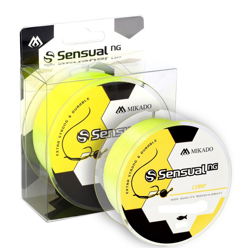 ŻYŁKA MIKADO SENSUAL N.G. CARP 0.30mm 17.5kg 600m - ŻÓŁTA
