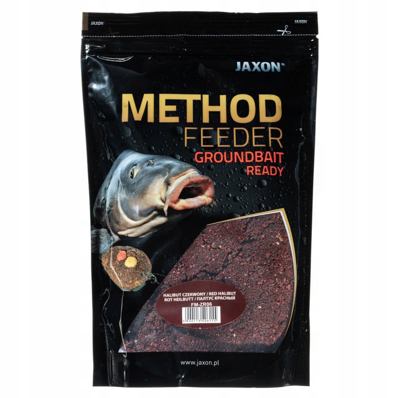 Zanęta JAXON METHOD HALIBUT CZERWONY 750g