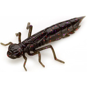 Przynęta FISHUP Dragonfly 1.2” 050 - Green Pumpkin Brown/Red & Purple