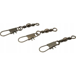 Zestaw 10szt. krętlik baryłkowy + agrafka JAXON 12 AJ-KA10212C