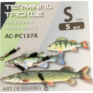 Krętlik łącznik JAXON do wymiany przyponu 5szt. S AC-PC137A