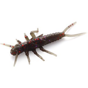Przynęta FISHUP Stonefly 0.75” 050 - Green Pumpkin Brown/Red & Purple