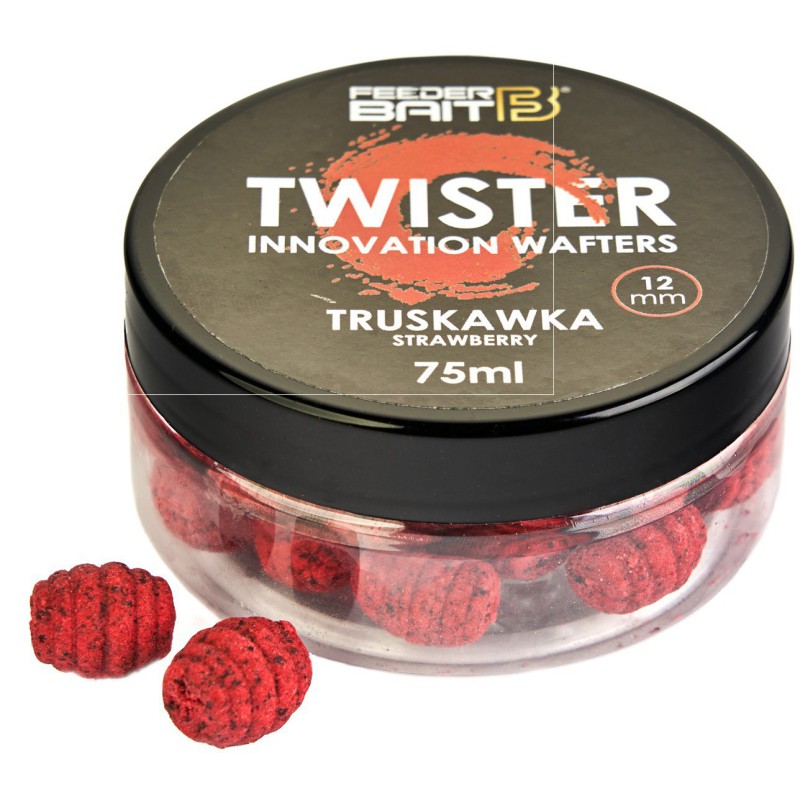 Twister Wafters 12mm Feeder Bait Truskawka