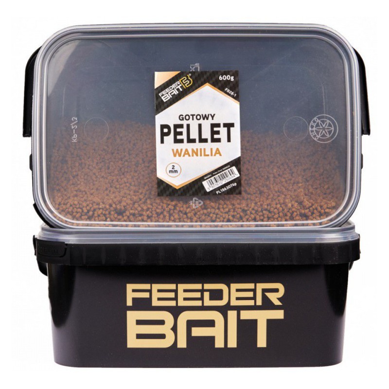 Pellet gotowy w wiaderku Feeder Bait 600g Wanilia