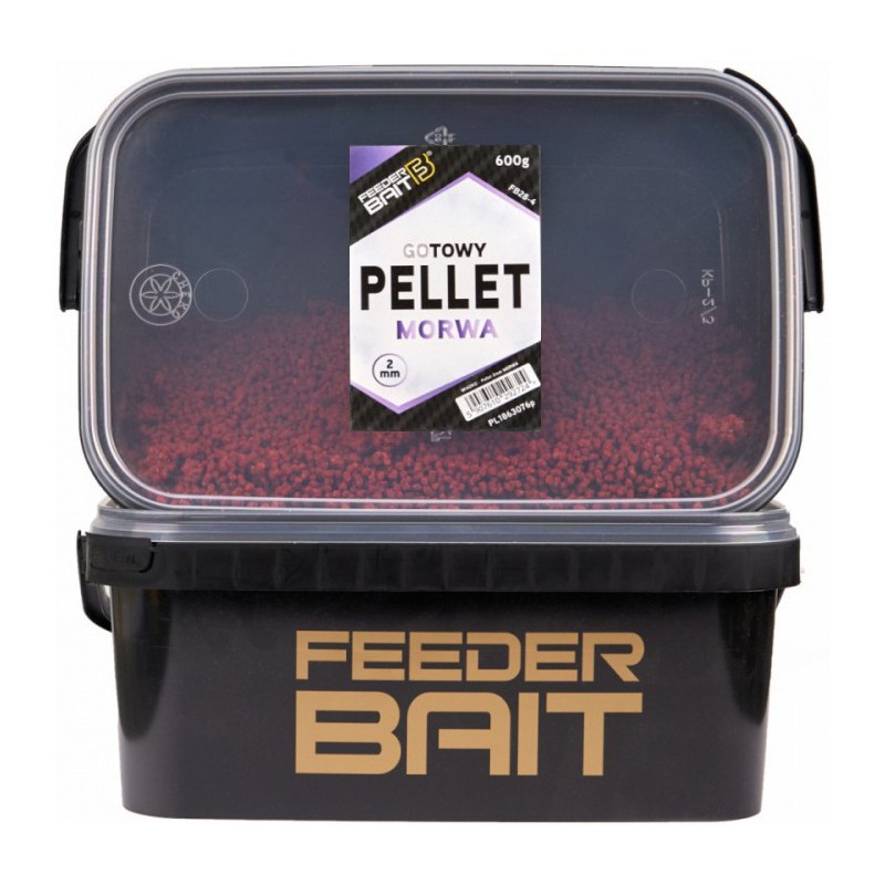 Pellet gotowy w wiaderku Feeder Bait 600g Morwa