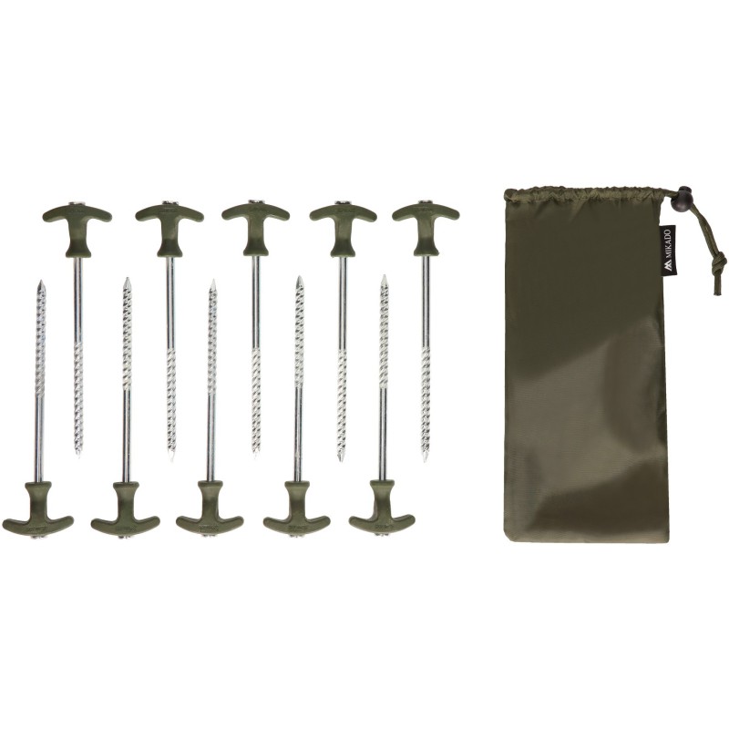 SZPILKI NAMIOTOWE DO NAMIOTU MIKADO 20cm KOMPLET - op.10szt.