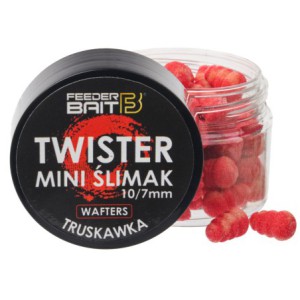 Mini Ślimak Twister Wafters Feeder Bait TRUSKAWKA