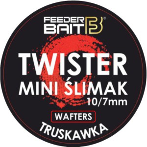 Mini Ślimak Twister Wafters Feeder Bait TRUSKAWKA
