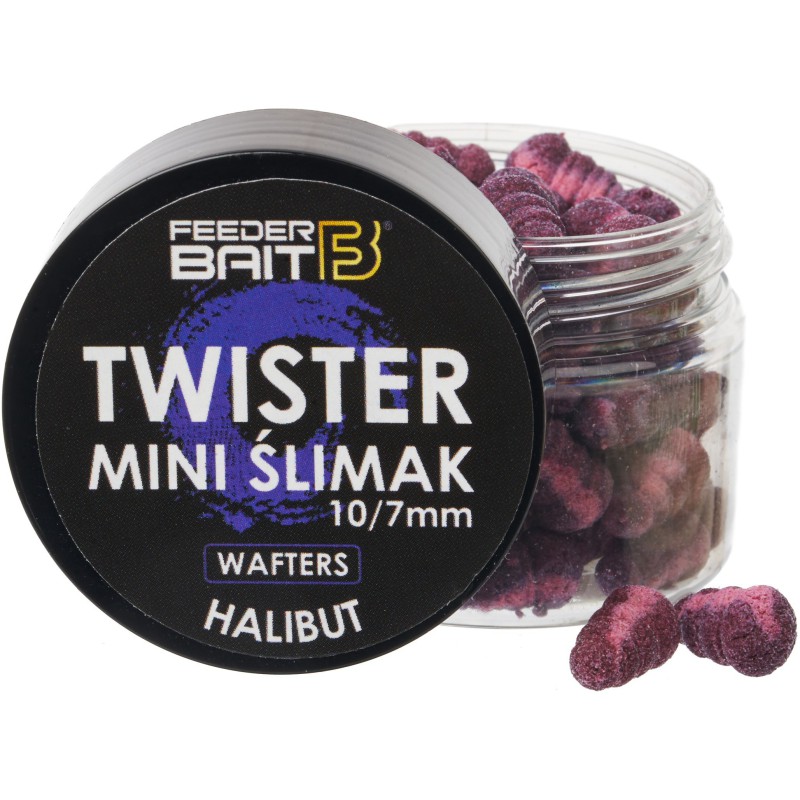 Mini Ślimak Twister Wafters Feeder Bait HALIBUT