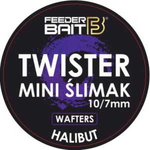 Mini Ślimak Twister Wafters Feeder Bait HALIBUT