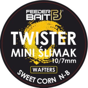 Mini Ślimak Twister Wafters Feeder Bait SWEET CORN & N-B