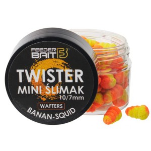 Mini Ślimak Twister Wafters Feeder Bait BANAN & SQUID