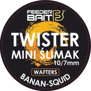 Mini Ślimak Twister Wafters Feeder Bait BANAN & SQUID