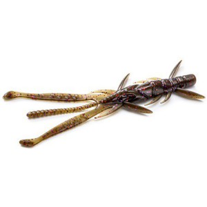 Przynęta FISHUP Shrimp 3” 050 - Green Pumpkin Brown/Red & Purple