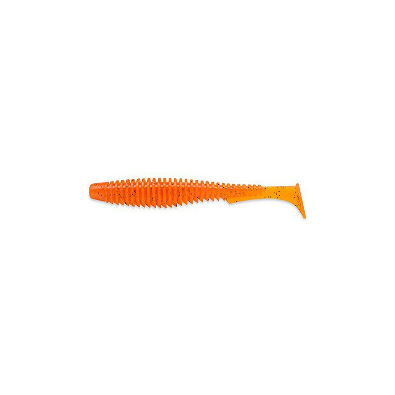 Przynęta FISHUP U-Shad 4” 049 - Orange Pumpkin/Black