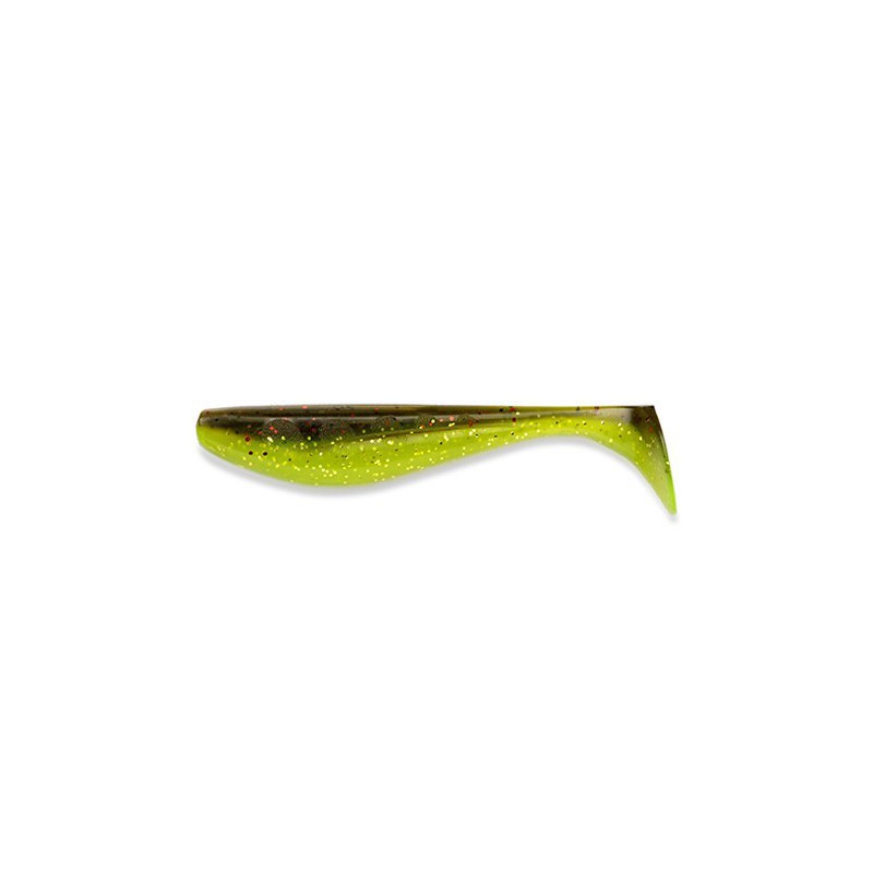 Przynęta FISHUP Wizzle Shad 3” 203 - Green Pumpkin/Flo Chartreuse