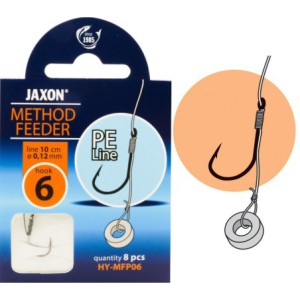 HACZYKI PLECIONKA METHOD FEEDER JAXON 8szt gumka 6 HY-MFP06