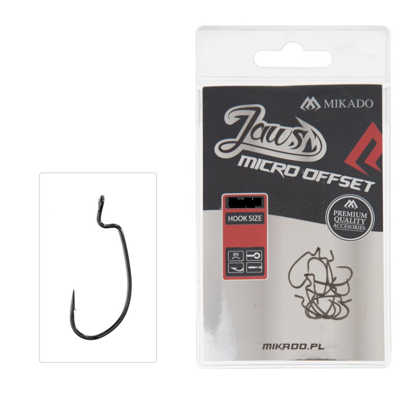 HACZYKI MIKADO JAWS MICRO OFFSET nr 8 10szt.