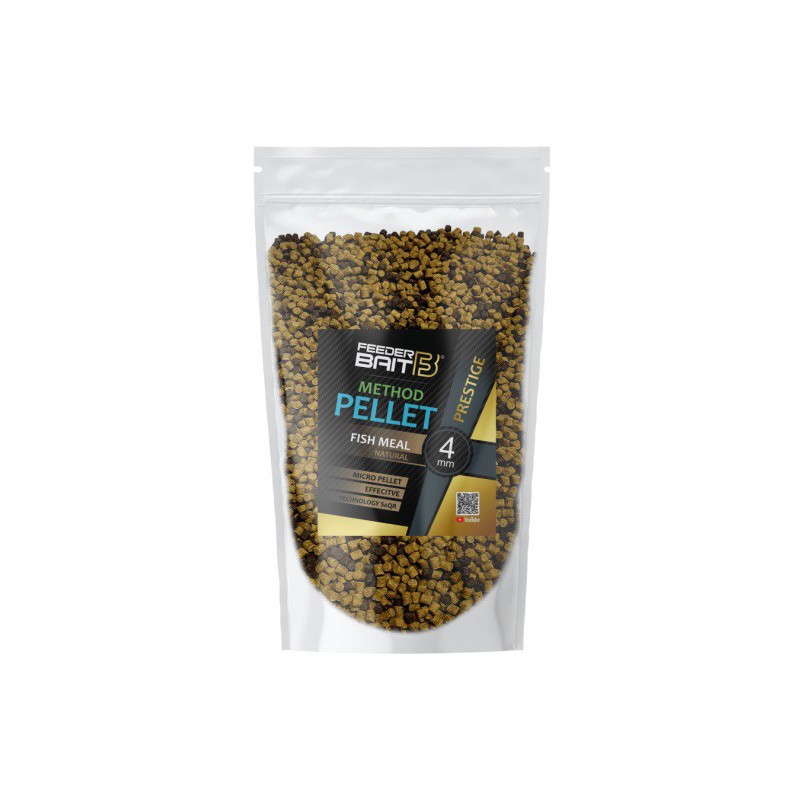 Pellet 4mm FEEDER BAIT PRESTIGE FISH MEAL NATURAL