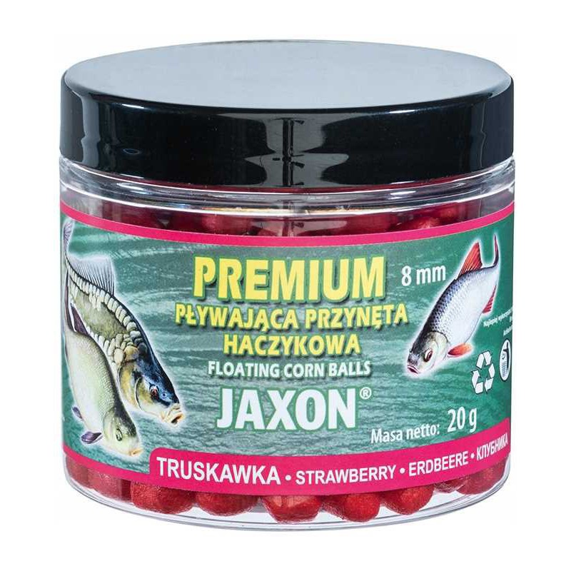 Pływająca kukurydza JAXON 8mm TRUSKAWKA 20g FJ-PF03