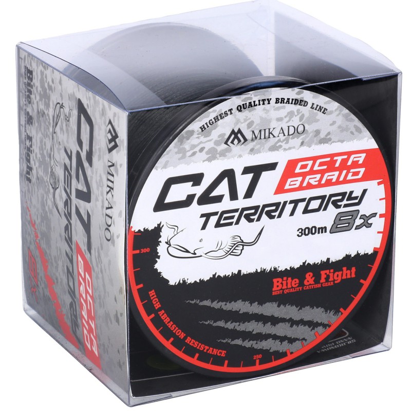 PLECIONKA MIKADO CAT TERRITORY OCTA BRAID - 0.50mm/53.3kg/300m – ZIELONA
