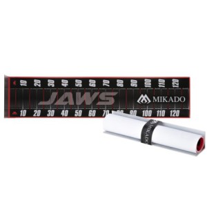 MATA MIKADO Z MIARĄ JAWS PREDATOR MAT 130x30cm