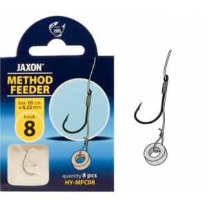 HACZYKI METHOD FEEDER JAXON 8szt. przypon gumka 8 HY-MFC08
