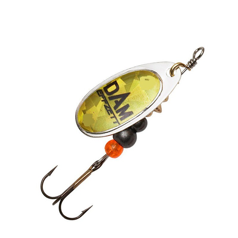BŁYSTKA OBROTOWA DAM EFFZETT FLUO SPINNER ROZ.3 6G SINKING GOLD PRISMA