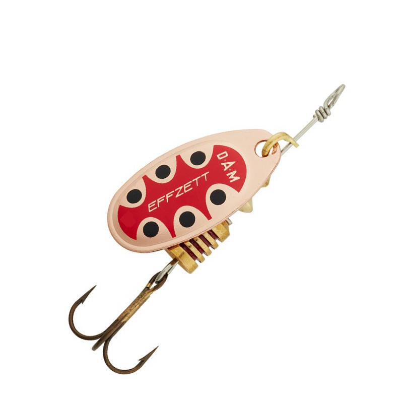 BŁYSTKA OBROTOWA DAM EFFZETT STANDARD SPINNER ROZ.2 4G SINKING COPPER BLACK DOT
