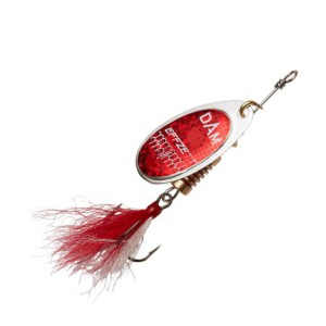 BŁYSTKA DAM EFFZETT STANDARD DRESSED SPINNER ROZ.1 3G SINKING REFLEX RED