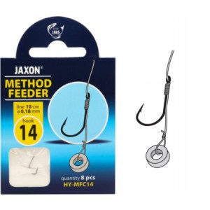 HACZYKI METHOD FEEDER JAXON 8szt. przypon gumka 14 HY-MFC14