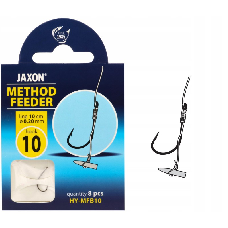 HACZYKI METHOD FEEDER JAXON 8szt przypon stoper 10 HY-MFB10