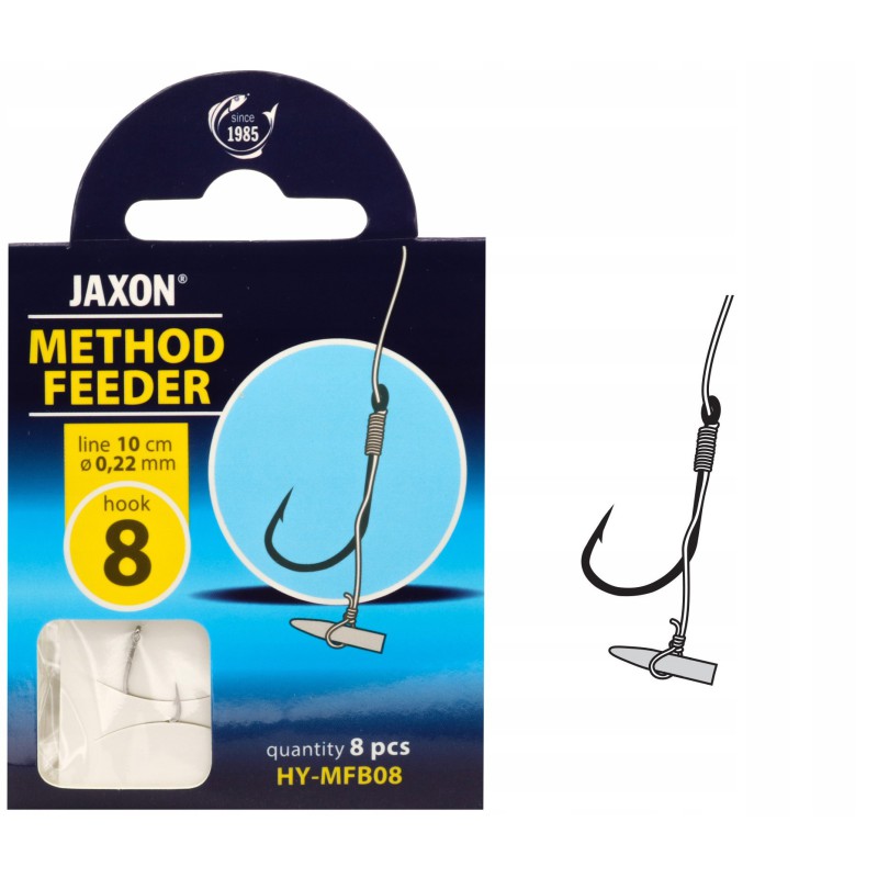 HACZYKI METHOD FEEDER JAXON 8szt przypon stoper 8 HY-MFB08