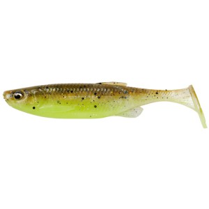 GUMA SAVAGE GEAR FAT MINNOW T-TAIL 7.5CM 5G GREEN PEARL YELLOW