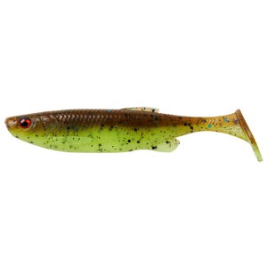 GUMA SAVAGE GEAR FAT MINNOW T-TAIL 7.5CM 5G CHARTREUSE PUMPKIN