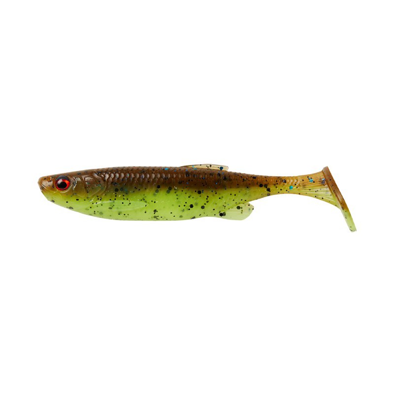 GUMA SAVAGE GEAR FAT MINNOW T-TAIL 7.5CM 5G CHARTREUSE PUMPKIN