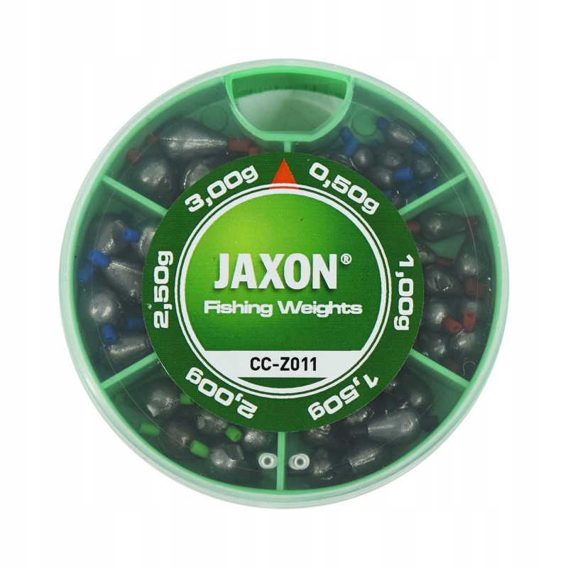 Zestaw ciężarki łezki oliwki igielit Jaxon 0,5-3g CC-Z011