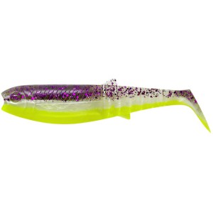GUMA SAVAGE GEAR CANNIBAL SHAD 8CM 5G PURPLE GLITTER BOMB